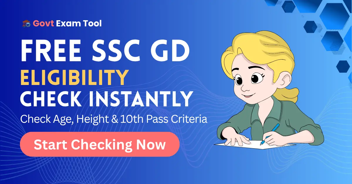 SSC GD Eligibility