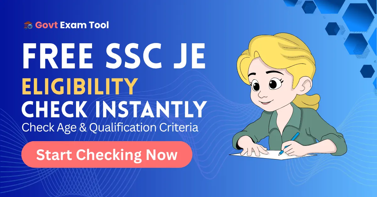 SSC JE Eligibility