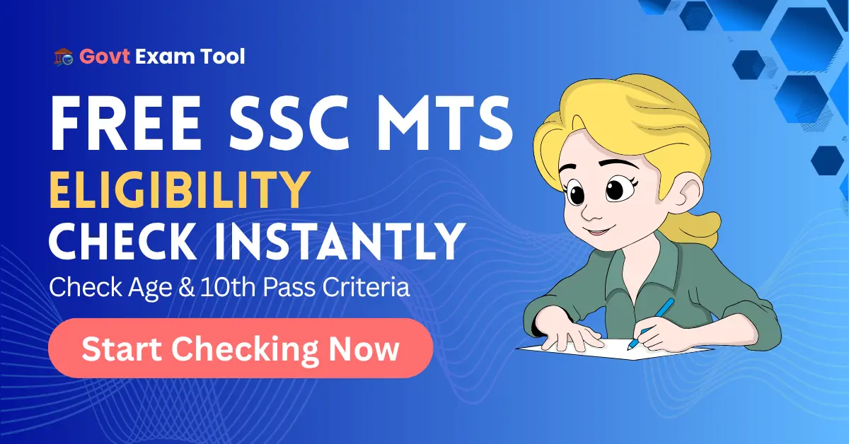 SSC MTS Eligibility