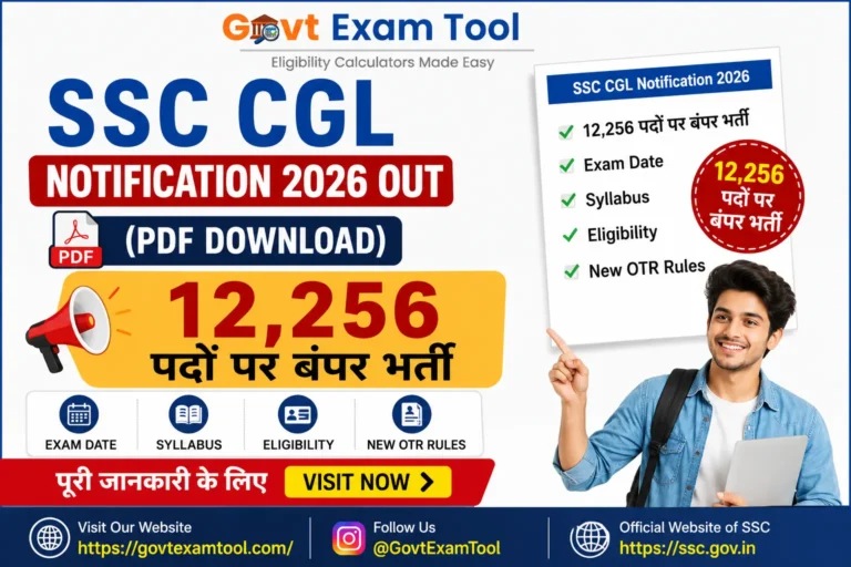 SSC CGL Notification 2026