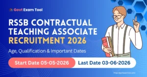 RSSB Contractual Teaching Associate Recruitment