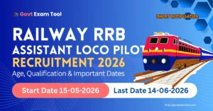 Railway RRB ALP Recruitment 2026