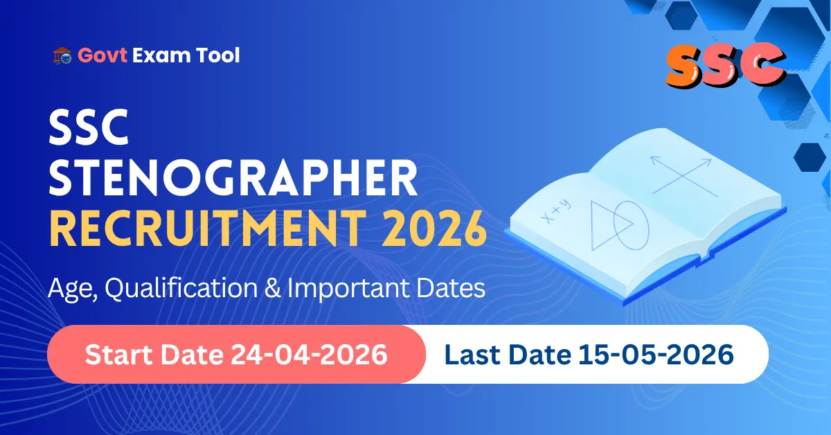 SSC Stenographer Recruitment 2026