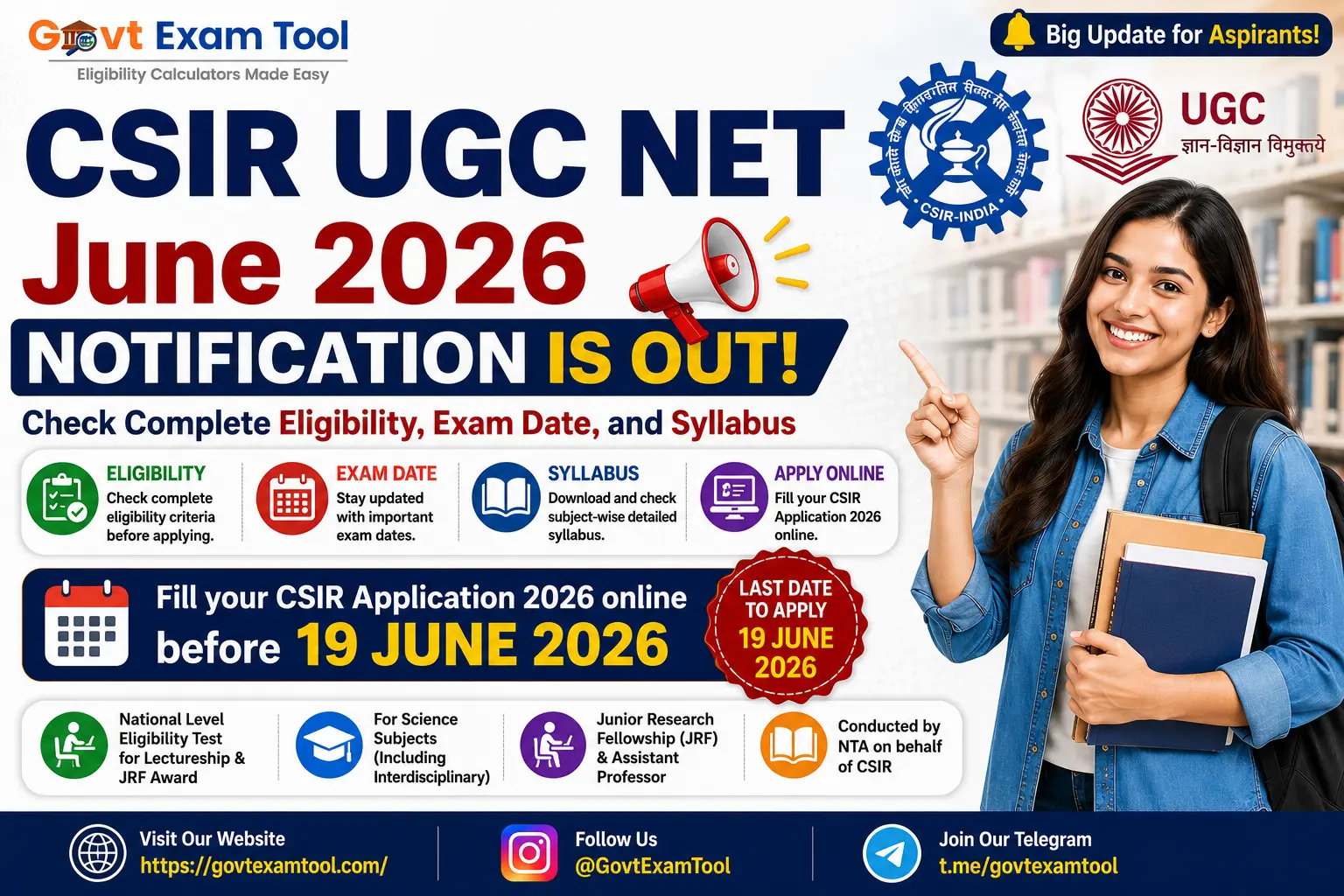 CSIR UGC NET June 2026