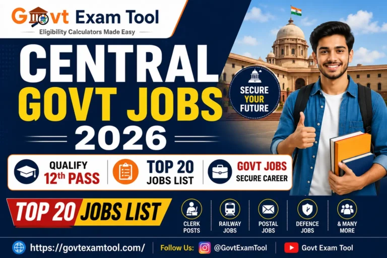 Central Govt Job